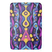 Boho Abstrakt farbig 5 Badematte (Vorderseite Vertikal)