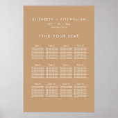 Boho Abstrakt | Gentle Fawn Wedding Poster (Vorne)