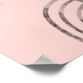 Boho Abstrakt Geometric Poster (Ecke)