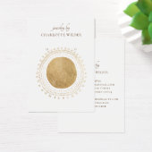 Boho Abstrakt Gold Circle Earring Display Card (Schreibtisch)