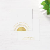 Boho Abstrakt Gold Circle Earring Display Card (Schreibtisch)