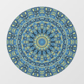 Boho Abstrakt Groovy Van Gogh Starry Night Mandala Fensteraufkleber (Blatt)