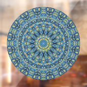 Boho Abstrakt Groovy Van Gogh Starry Night Mandala Fensteraufkleber (Blatt 2)