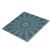 Boho Abstrakt Groovy Van Gogh Starry Night Mandala Fliese (Seite)