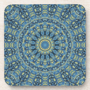 Boho Abstrakt Groovy Van Gogh Starry Night Mandala Getränkeuntersetzer