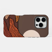 Boho Abstrakt iPhone/iPad Gehäuse iPhone Hülle (Rückseite (Horizontal))