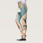 Boho Abstrakt Landschaft (10) Leggings (Links)