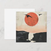 Boho Abstrakt Landschaft (12) (Vorne/Hinten)