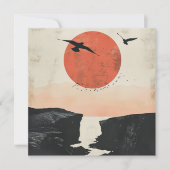 Boho Abstrakt Landschaft (12) (Vorderseite)