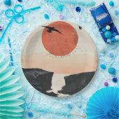 Boho Abstrakt Landschaft (12) Pappteller (Party)