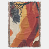 Boho Abstrakt Landschaft (19) Decke (Vorderseite Vertikal)