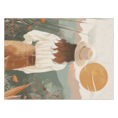 Boho Abstrakt Landschaft (20) Tischdecke (Vorderseite (Horizontal))
