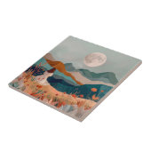 Boho Abstrakt Landschaft (21) Fliese (Seite)