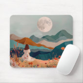 Boho Abstrakt Landschaft (21) Mousepad (Mit Mouse)