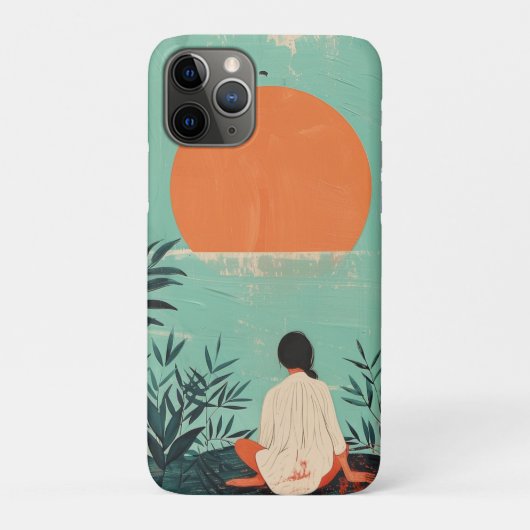 Boho Abstrakt Landschaft (22) Case-Mate iPhone Hülle (Rückseite)