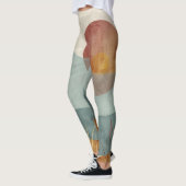 Boho Abstrakt Landschaft (23) Leggings (Links)