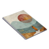 Boho Abstrakt Landschaft (23) Notizblock (Rechte Seite)