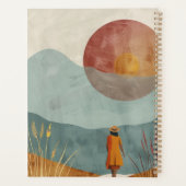 Boho Abstrakt Landschaft (23) Planer (Rückseite)