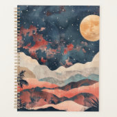 Boho Abstrakt Landschaft (24) Planer (Vorderseite)