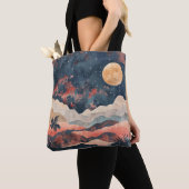 Boho Abstrakt Landschaft (24) Tasche (Von Nahem)