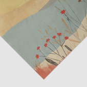 Boho Abstrakt Landschaft (25) Seidenpapier (Detail)