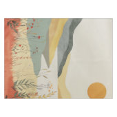Boho Abstrakt Landschaft (25) Tischdecke (Vorderseite (Horizontal))