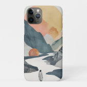 Boho Abstrakt Landschaft (2) Case-Mate iPhone Hülle (Rückseite)