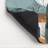 Boho Abstrakt Landschaft (4) Mousepad (Ecke)