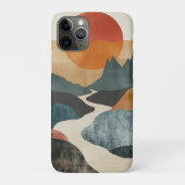 Boho Abstrakt Landschaft (5) Case-Mate iPhone Hülle (Rückseite)