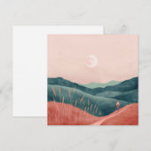Boho Abstrakt Landschaft (7) (Vorne/Hinten)