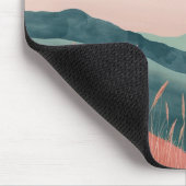 Boho Abstrakt Landschaft (7) Mousepad (Ecke)