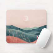 Boho Abstrakt Landschaft (7) Mousepad (Mit Mouse)