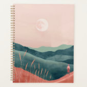 Boho Abstrakt Landschaft (7) Planer (Vorderseite)