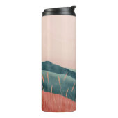Boho Abstrakt Landschaft (7) Thermosbecher (Nach links gedreht)