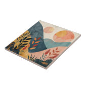 Boho Abstrakt Landschaft (8) Fliese (Seite)