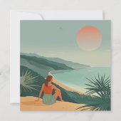 Boho Abstrakt Landschaft (9) (Vorderseite)