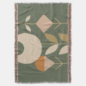 Boho Abstrakt Lily Decke (Vorderseite Vertikal)