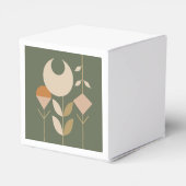 Boho Abstrakt Lily Geschenkschachtel (Rückseite)