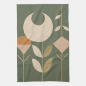 Boho Abstrakt Lily Geschirrtuch (Vertikal)