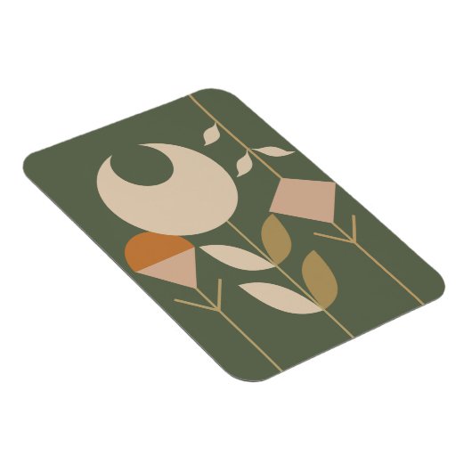 Boho Abstrakt Lily Magnet (Rechte Seite)