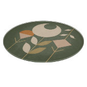 Boho Abstrakt Lily Schneidebrett (Ecke)