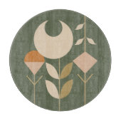 Boho Abstrakt Lily Schneidebrett (Vorderseite)