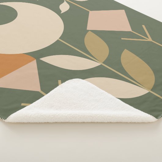 Boho Abstrakt Lily Sherpadecke (3/4)