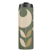 Boho Abstrakt Lily Thermosbecher (Vorderseite)