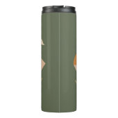 Boho Abstrakt Lily Thermosbecher (Rückseite)