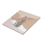 Boho Abstrakt Moderne Sukkulent Fliese (Seite)