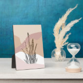 Boho Abstrakt Moderne Sukkulent Fotoplatte (Seite)