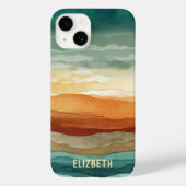 Boho Abstrakt Pattern Case-Mate iPhone Hülle (Rückseite)