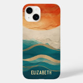 Boho Abstrakt Pattern Case-Mate iPhone Hülle (Rückseite)