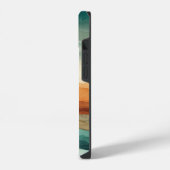 Boho Abstrakt Pattern iPhone Hülle (Linke Seite)